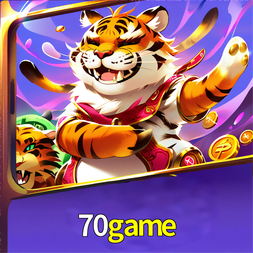 Imagem promocional da 70game mostrando a plataforma e suas vantagens